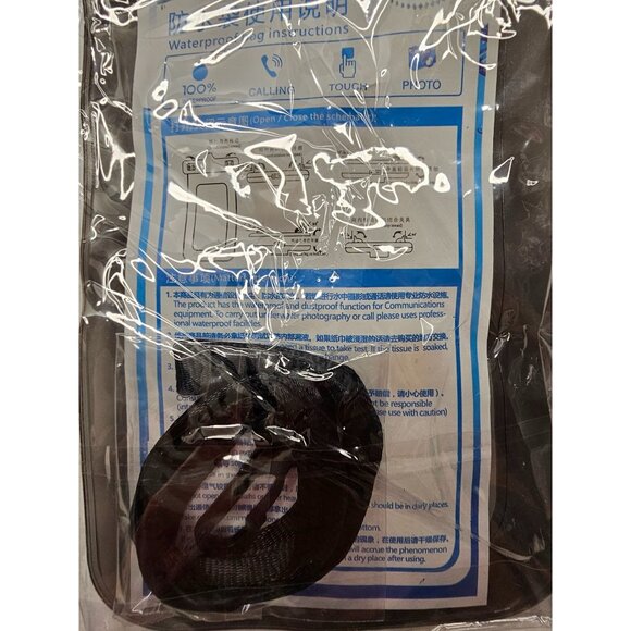 Waterproof Phone Pouch IPX8 Certified Touch-Friendly Fits Up to 6.5" Smartphones - Picture 3 of 4